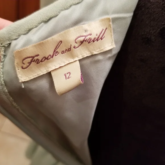 Modcloth Mint Green Beaded High/Low dress - Picture 5 of 5